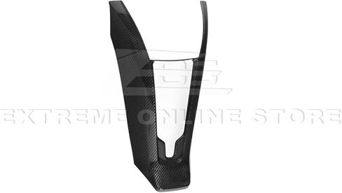 Replacement For 2020-Present Corvette C8 Convertible Models | GM Factory Style CARBON FIBER Interior Console Waterfall Upper Speaker Grille Cover & Wireless Charger in Kuwait