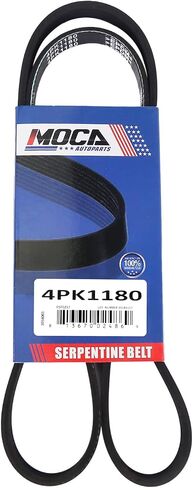 MOCA 4PK1180 EPDM Serpentine Belt متوافق مع 07-12 لتويوتا ياريس و 00-05 لتويوتا صدى 1.5L in Saudi Arabia