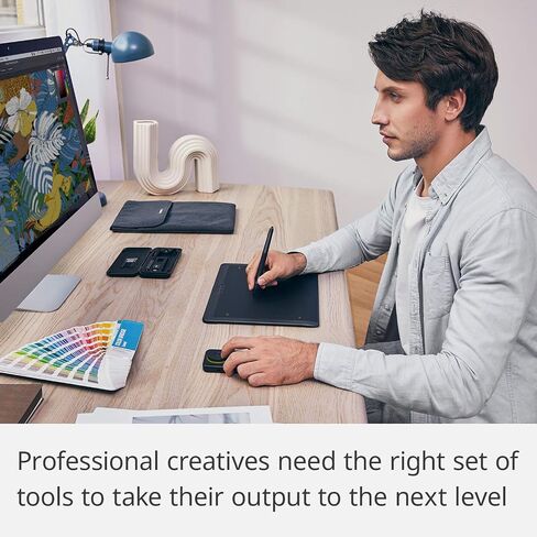 Xencelabs رسم الكمبيوتر اللوحي الصغيرة ، أقراص رسومية لاسلكية صغيرة محمولة ، قرص فائق القلم مع قلم خالي من البطارية ، 8192 ضغط مستويات ، وسادة فنية رقمية 16: 9 للفوز/Mac/Linux in Kuwait
