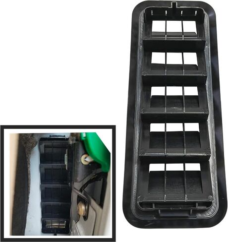 لوحة ضغط المقصورة Air Cab Vent Grille Valve متوافق مع 1999-2021 Chevy Colorado ، Silverado 1500 ، GMC Sierra استبدال 13596856 in Saudi Arabia