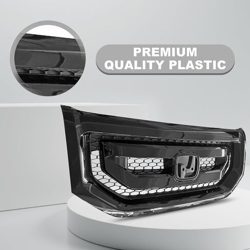 لعام 2009 2010 2011 Honda Pilot Sport Utility Front Pront Grille Grille Assembly Grille Gloss Black HO1210129 in Saudi Arabia
