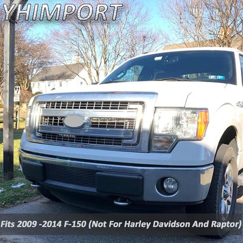 Lower Bumper Grill fits with 2009 2010 2011 2012 2013 2014 F150 Solid Aluminum Billet Grille (Black-Lower) in Kuwait