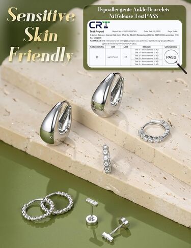 4Pairs Small Chunky Gold Hoop Earrings for Women - Gold Silver Hoop Earrings Stacks Non Tarnish 14K Gold Plated Flat Back Stud Huggie Hoop Earring Sets for Multiple Piercing Hypoallergenic in Saudi Arabia