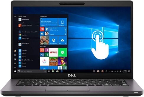 Dell Latitude 5400 14 "" HD ، Core I5-8265U 1.6GHz ، 32GB RAM ، 1TB M.2-NVME ، Windows 11 Pro 64bit ، Cam (Reneded) ، Black in Kuwait