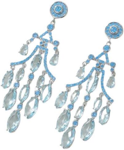 Delicate 14K Gold Moissanite Water Drop Tassel Earrings, Geometric Crystal Chandelier Earrings, Jewelry For Party And Bridal Weddings in Saudi Arabia