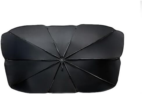 2025 Thrivesmen ™ Car Windshield Sunshade Smbrella - UV و Heat القابلة للطي - ظل النافذة الأمامية للسيارات ، سيارات الدفع الرباعي ، الشاحنات - سهلة التثبيت - 55 × 31 بوصة - متينة للغاية in Saudi Arabia