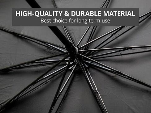 2025 Thrivesmen ™ Car Windshield Sunshade Smbrella - UV و Heat القابلة للطي - ظل النافذة الأمامية للسيارات ، سيارات الدفع الرباعي ، الشاحنات - سهلة التثبيت - 55 × 31 بوصة - متينة للغاية in Saudi Arabia
