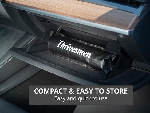 2025 Thrivesmen ™ Car Windshield Sunshade Smbrella - UV و Heat القابلة للطي - ظل النافذة الأمامية للسيارات ، سيارات الدفع الرباعي ، الشاحنات - سهلة التثبيت - 55 × 31 بوصة - متينة للغاية in Saudi Arabia