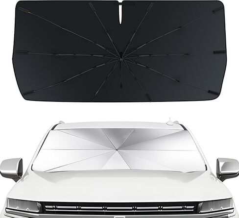 D-Lumina Winshield Sun Shade with USA Flag for Chevy Tahoe 2021 2022 2023 2024 2025, Foldable Front Sun Shield Protector Blocks UV Rays, Window Sunshade Sun Visor Interior Accessories in Saudi Arabia