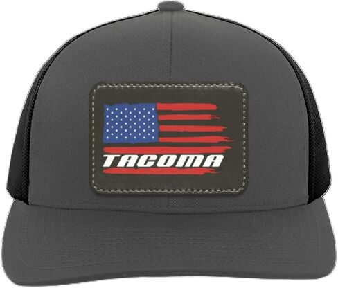 Tacoma American Flag USA Trucker Snap Back Hat in Kuwait