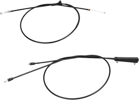 2Pcs Hood Latch Release Cable Compatible with Mini Cooper 2007-2015 Replacement for 51232751378 51237148865 Base/Clubman/Coupe/Roadster/Paceman/ALL4 Hood Lock Control Release Cable in Saudi Arabia