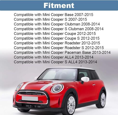 2Pcs Hood Latch Release Cable Compatible with Mini Cooper 2007-2015 Replacement for 51232751378 51237148865 Base/Clubman/Coupe/Roadster/Paceman/ALL4 Hood Lock Control Release Cable in Saudi Arabia