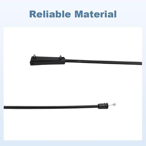 2Pcs Hood Latch Release Cable Compatible with Mini Cooper 2007-2015 Replacement for 51232751378 51237148865 Base/Clubman/Coupe/Roadster/Paceman/ALL4 Hood Lock Control Release Cable in Saudi Arabia