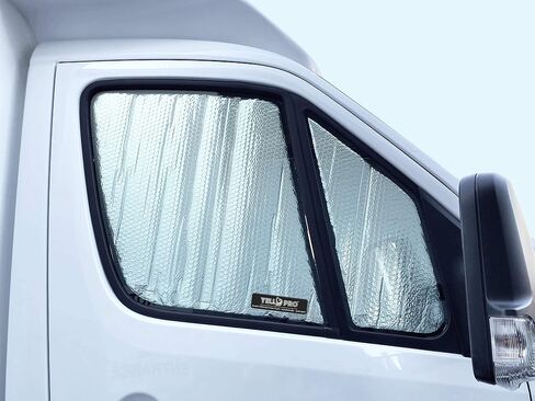 YelloPro Front Seat Side Sunshade Custom Fit for Mercedes Benz Sprinter Van - 2019 2020 2021 2022 2023 2024 2025 - Freightliner Cargo Crew Passenger Motorhome in Saudi Arabia