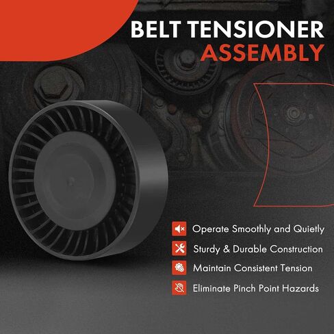 A-Premium Belt Idler Pulley Compatible with BMW 525i 2001-2005 2.5L, 530i 2001-2005 3.0L, E83 Series X3 2004-2006 2.5L 3.0L in Saudi Arabia
