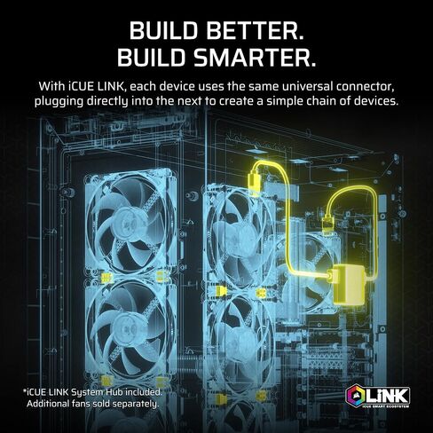 CORSAIR iCUE Link Titan 420 RX RGB Liquid CPU Cooler – 420mm AIO – Low-Noise – FlowDrive Cooling Engine – Intel LGA 1851/1700, AMD AM5/AM4 – 3X RX140 RGB Fans – iCUE Link System Hub Included – Black in Kuwait