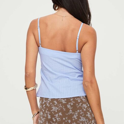 Women Vneck Camisole Y2k Spaghetti Strap Peplum Crop Tank Babydoll Flowy Cami Top Trendy Going Out Summer Shirt in Kuwait