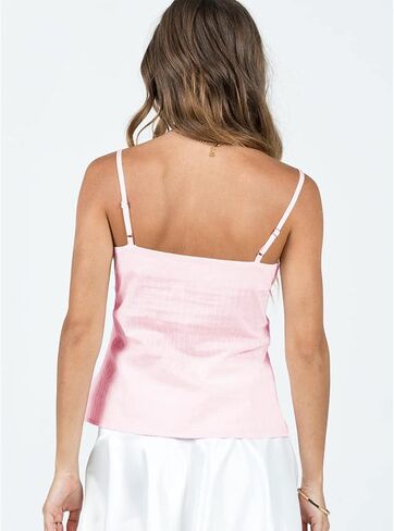 Women Vneck Camisole Y2k Spaghetti Strap Peplum Crop Tank Babydoll Flowy Cami Top Trendy Going Out Summer Shirt in Kuwait