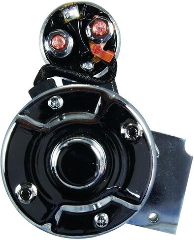 OEG Parts New Chrome Starter Compatible with Chevy 305 327 350 383 454 Mini Super Torque Series 3 HP 153 or 168 Tooth Flywheels Upgraded Delco 10MT to HT Hitachi OSGR Design SHI0032C, SUM-829105C in Saudi Arabia