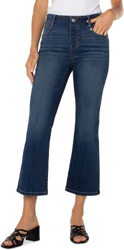 Liverpool Women's Petite Gia Glider Pull-on Crop Flare in Saudi Arabia