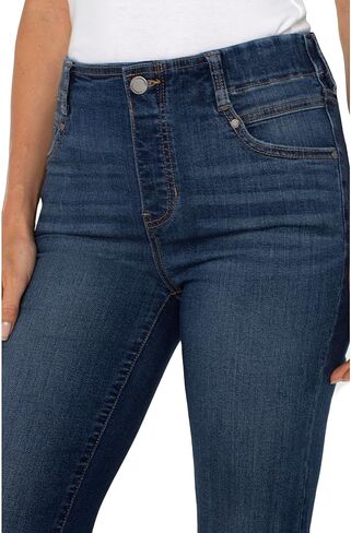 Liverpool Women's Petite Gia Glider Pull-on Crop Flare in Saudi Arabia