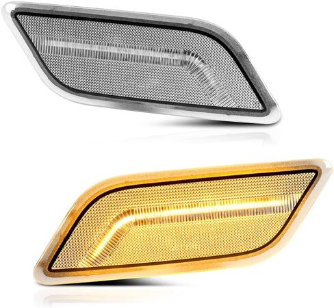 VIPMOTOZ الأمامية الأمامية كاملة مصابيح LED Side Lights متوافقة مع 2010-2013 مرسيدس Benz W212 E350 E350 E550 E550 E63 AMG HOURCH LENS 6000K Diamond White 2 قطع الزوجان in Saudi Arabia