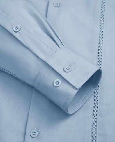 Alimens & Gentle Mens Cuban Guayabera Shirt Button Down Long Sleeve Summer Beach in Saudi Arabia