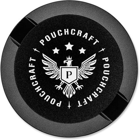 Metal Pouch Can | Metal Container | Slim EDC Pocket Tin | Airtight & Moisture-Resistant Storage | Compact Daily Organizer | Pill Case & Travel Tin | Father’s Day Gift for Dad | (American Flag, Black) in Saudi Arabia