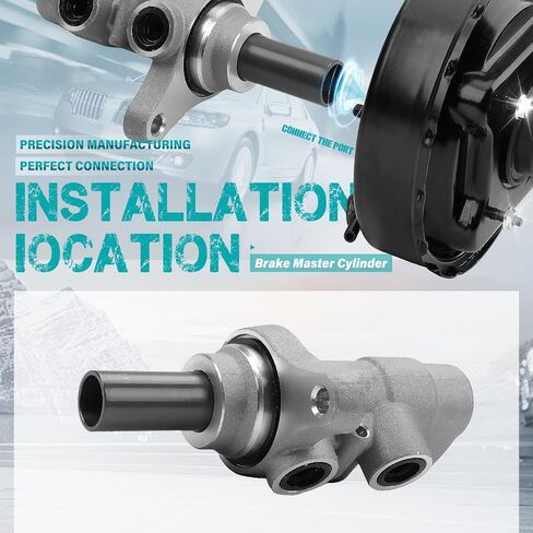 M630733 Brake Master Cylinder متوافق مع مركبات Ford و Lincoln و Mercury-Fusion 2010-2012 ، MKZ 2010-2012 ، Milan 2010-2011-استبدل OE M630733 ، AE5Z2140A in Saudi Arabia