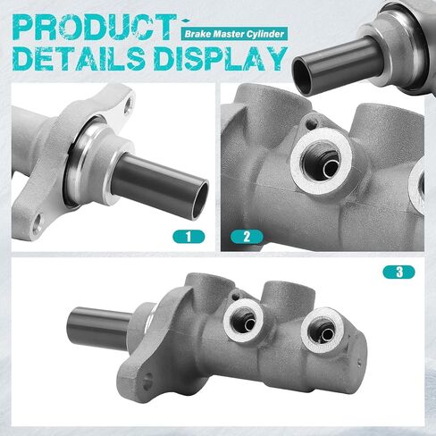 M630733 Brake Master Cylinder متوافق مع مركبات Ford و Lincoln و Mercury-Fusion 2010-2012 ، MKZ 2010-2012 ، Milan 2010-2011-استبدل OE M630733 ، AE5Z2140A in Saudi Arabia