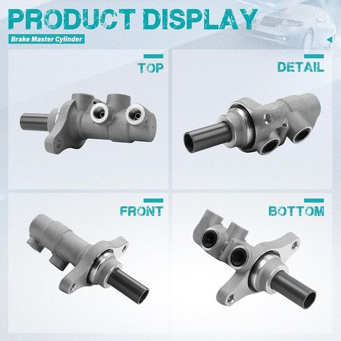 M630733 Brake Master Cylinder متوافق مع مركبات Ford و Lincoln و Mercury-Fusion 2010-2012 ، MKZ 2010-2012 ، Milan 2010-2011-استبدل OE M630733 ، AE5Z2140A in Saudi Arabia