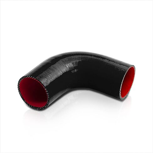 2.5 Inch 90 Degree Elbow Silicone Hose Coupler for Turbo/Air Intake/Intercooler/Charger,Black in Saudi Arabia