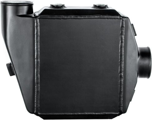 Universal Aluminum Liquid Water to Air Intercooler 9.05"x10.62"x4.52" Core Air, Air Inlet/Outlet(3.5''), Water Inlet/Outlet(NPT 3/4") (Silver) in Saudi Arabia