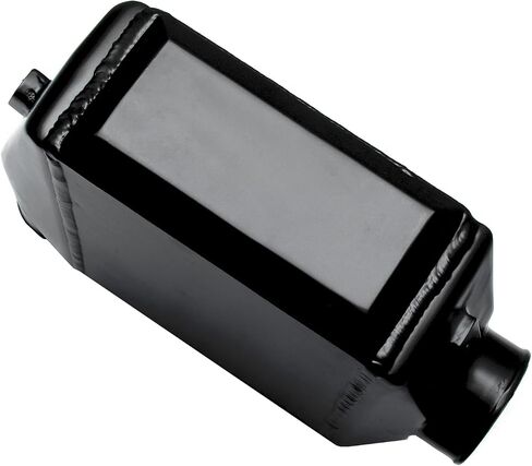 Universal Aluminum Liquid Water to Air Intercooler 9.05"x10.62"x4.52" Core Air, Air Inlet/Outlet(3.5''), Water Inlet/Outlet(NPT 3/4") (Silver) in Saudi Arabia