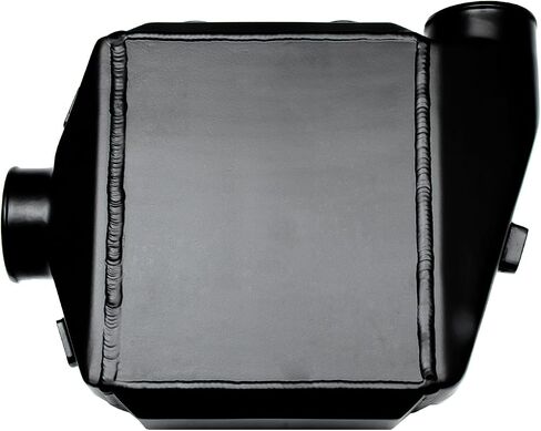 Universal Aluminum Liquid Water to Air Intercooler 9.05"x10.62"x4.52" Core Air, Air Inlet/Outlet(3.5''), Water Inlet/Outlet(NPT 3/4") (Silver) in Saudi Arabia