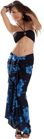 1 World Sarongs Womens Hibiscus Flower Swimsuit Sarong in Kuwait