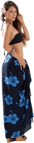 1 World Sarongs Womens Hibiscus Flower Swimsuit Sarong in Kuwait