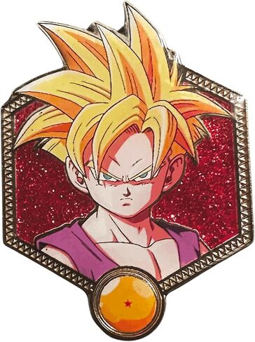 Golden Series 2 Super Saiyan Kid Gohan - DBZ Collectible Enamel Pin in Saudi Arabia