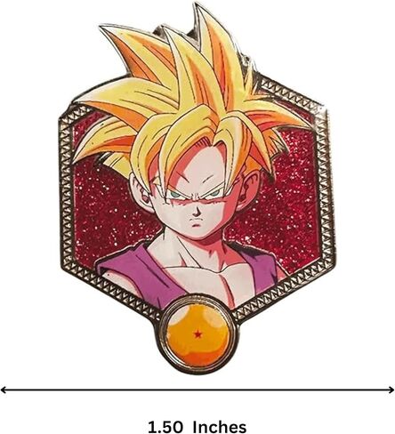 Golden Series 2 Super Saiyan Kid Gohan - DBZ Collectible Enamel Pin in Saudi Arabia