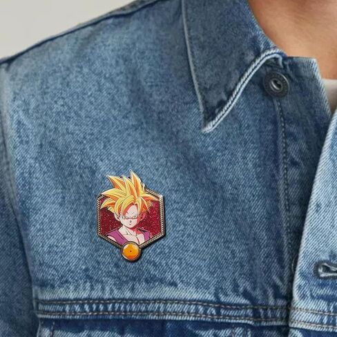 Golden Series 2 Super Saiyan Kid Gohan - DBZ Collectible Enamel Pin in Saudi Arabia