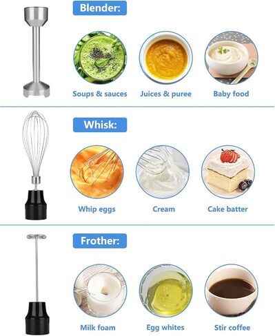 Handblender ، خلاط الانغماس المحمولة ، محرك نحاسي شاق ، غسالة أطباق للشفرة غير القابلة للانفصال عن غير القابل للفصل in Kuwait