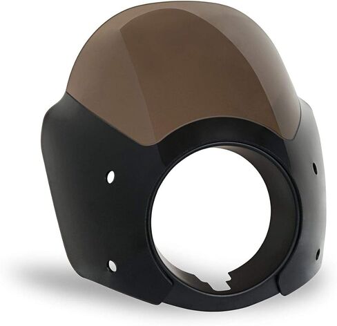 Memphis Shades Cafe Fairings متوافق مع الكشافة الهندية 2015-2019 - أسود in Saudi Arabia