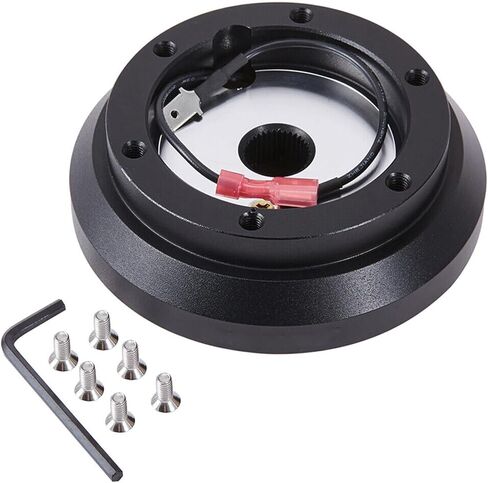140H Aluminum 6-Hole Steering Wheel Short Hub Adapter Fit For Nissan 200X S13 S14 SR20 KA24 Altima Maxima Sentra in Saudi Arabia