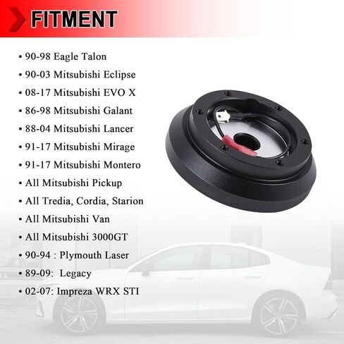 140H Aluminum 6-Hole Steering Wheel Short Hub Adapter Fit For Nissan 200X S13 S14 SR20 KA24 Altima Maxima Sentra in Saudi Arabia