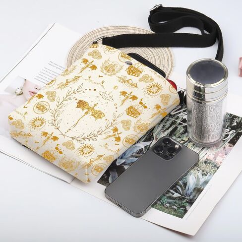 cmnim fwing book merch gift fwing book lover crossbody bag ya fantasy books series gift Dragon Rider Gift for Fans in Saudi Arabia