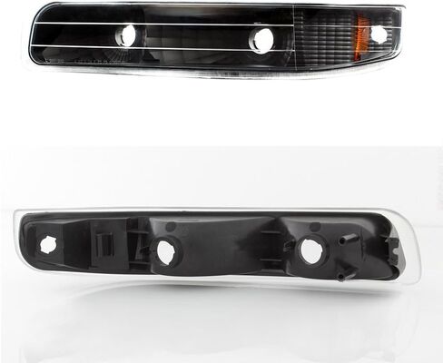 AKKON - For 1999-2002 Silverado 00-06 Tahoe Suburban Black Bumper Parking Turn Signal Lights Left + Right Pair in Saudi Arabia