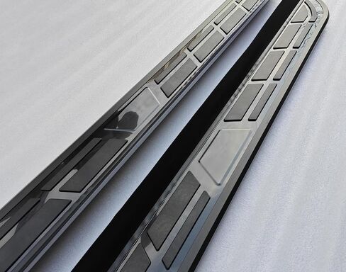 Side Steps 2pcs Running Board Fits for VW Volkswagen Taos 2021-2025 Fixed Side Step Nerf Bar Pedals Aluminum+ABS(with Bracket) in Saudi Arabia