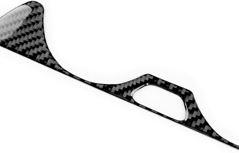 for Kia Sportage (2022-2025) Center Control Cup Holder Carbon Fiber Cover - Console Control Protect Interior Car Accessories Panel, Black (LHD) in Saudi Arabia