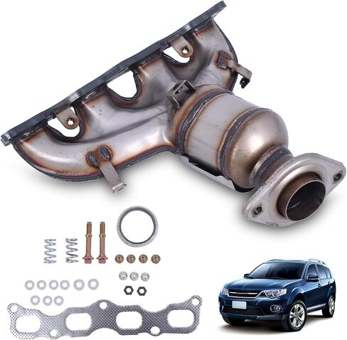 TOPAZ Catalytic Converter 674-279 Compatible with Mitsubishi Outlander L4 2.4L 2014-2018, Mitsubishi Outlander Sport L4 2.0L 2014-2015 EPA Compliant Replace# 1555A718,1555A757 in Saudi Arabia