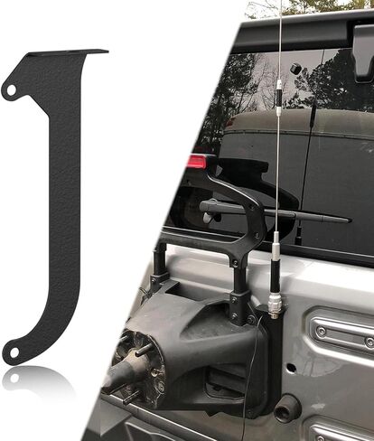 for Wrangler TJ LJ CB Radio Antenna Mounting Bracket Compatible with 1997-2006 Jeep Wrangler TJ & 2004-2006 Wrangler LJ, Carbon Steel Passenger Side Antenna Mount Holder Stand (2/4 Doors) in Kuwait